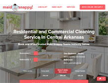 Tablet Screenshot of maidsnappy.com